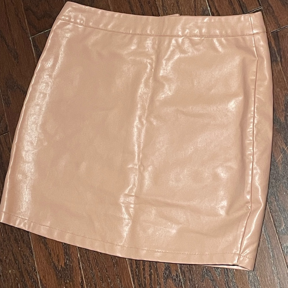 L. Love Elegant Tan Skirt